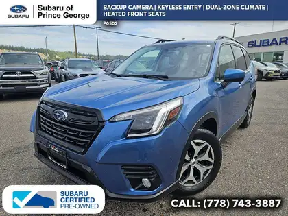 Blue 2022 Subaru Forester Wagon Automatic