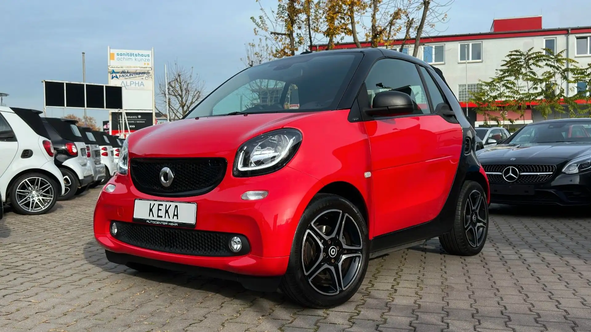smart forTwo Cabrio TURBO DCT RED & BLACK EDITION! MWST! Rot - 1