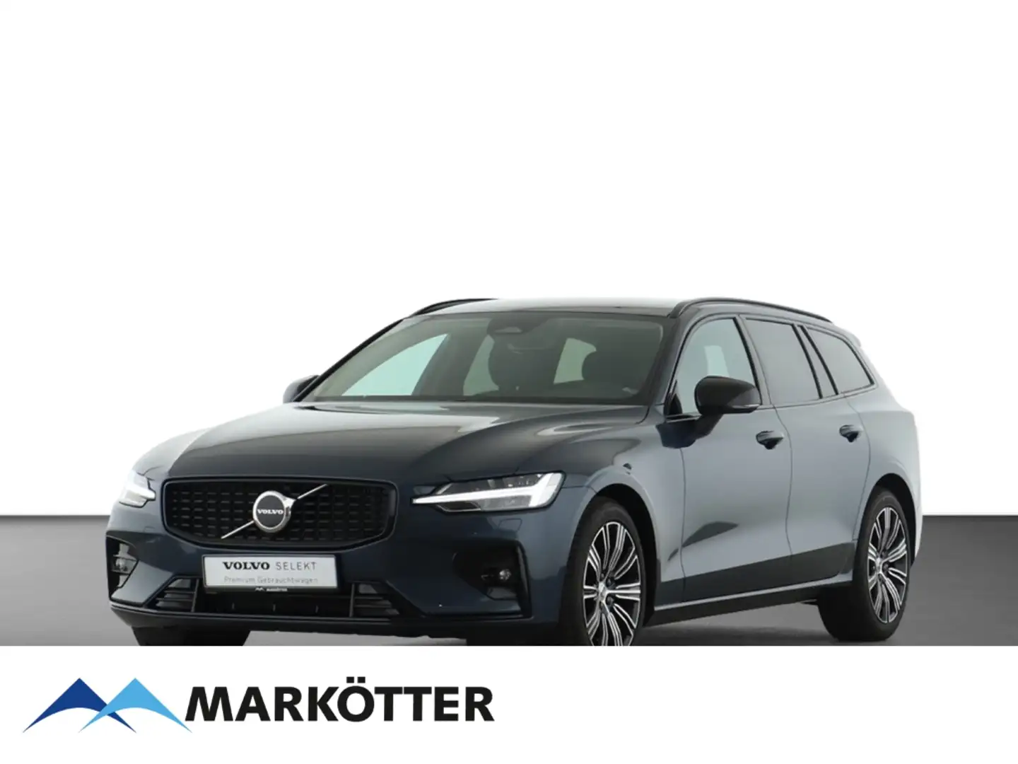 Volvo V60 B4 Plus Dark BLIS/CAM/LHZ/SHZ/H&K/Google Blau - 1
