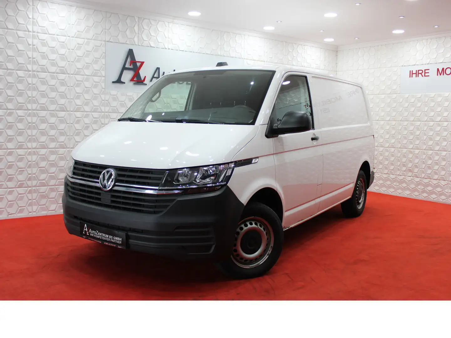 Volkswagen T6.1 Transporter Kasten 2.0 TDI*KLIMA*NAVI*AHK* Blanco - 1