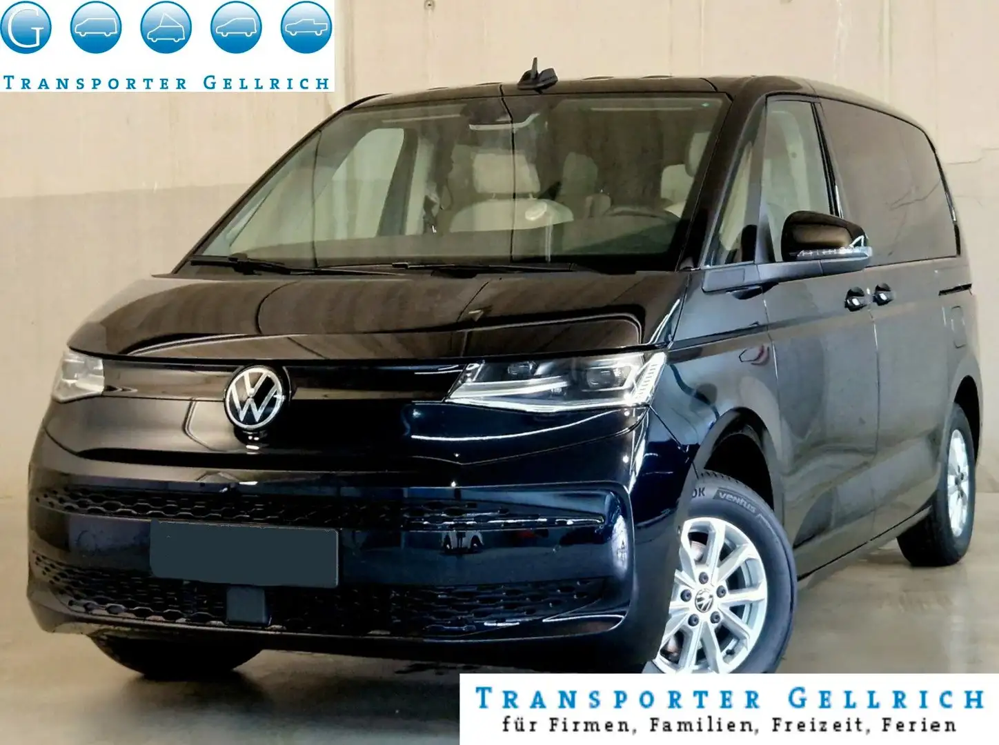 Volkswagen T7 Multivan T7 TDi Business ACC 6Sitze Kamera Parkass. AHK Schwarz - 1