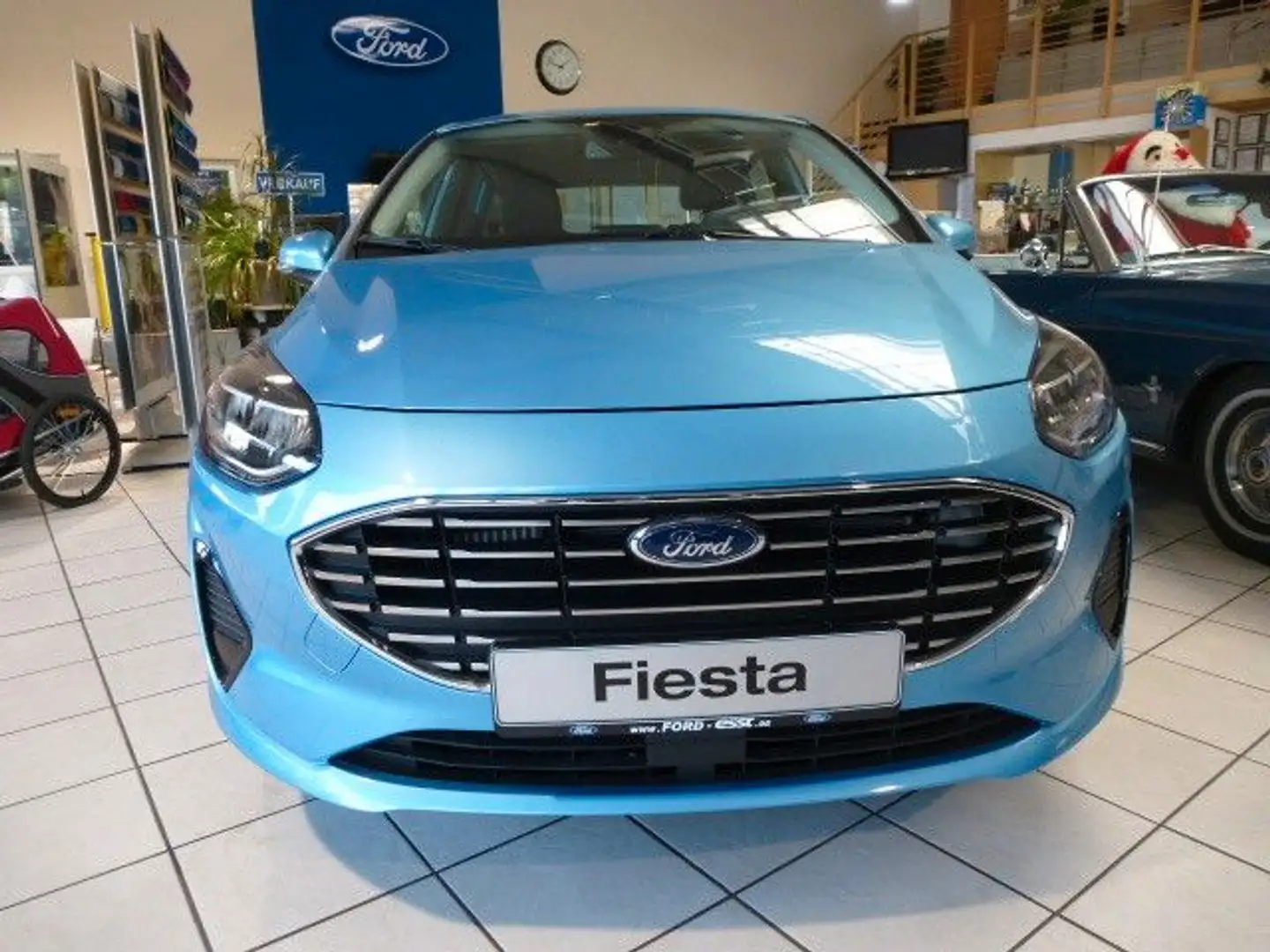 Ford Fiesta Titanium Klima Sitzheizung Touchscreen Bleu - 2