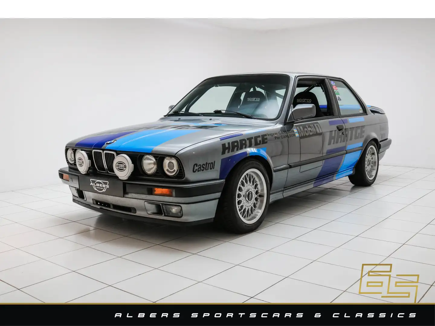 BMW 325 i E30 E36 328 engine - Ringtool - Restored - Rollb Grau - 1