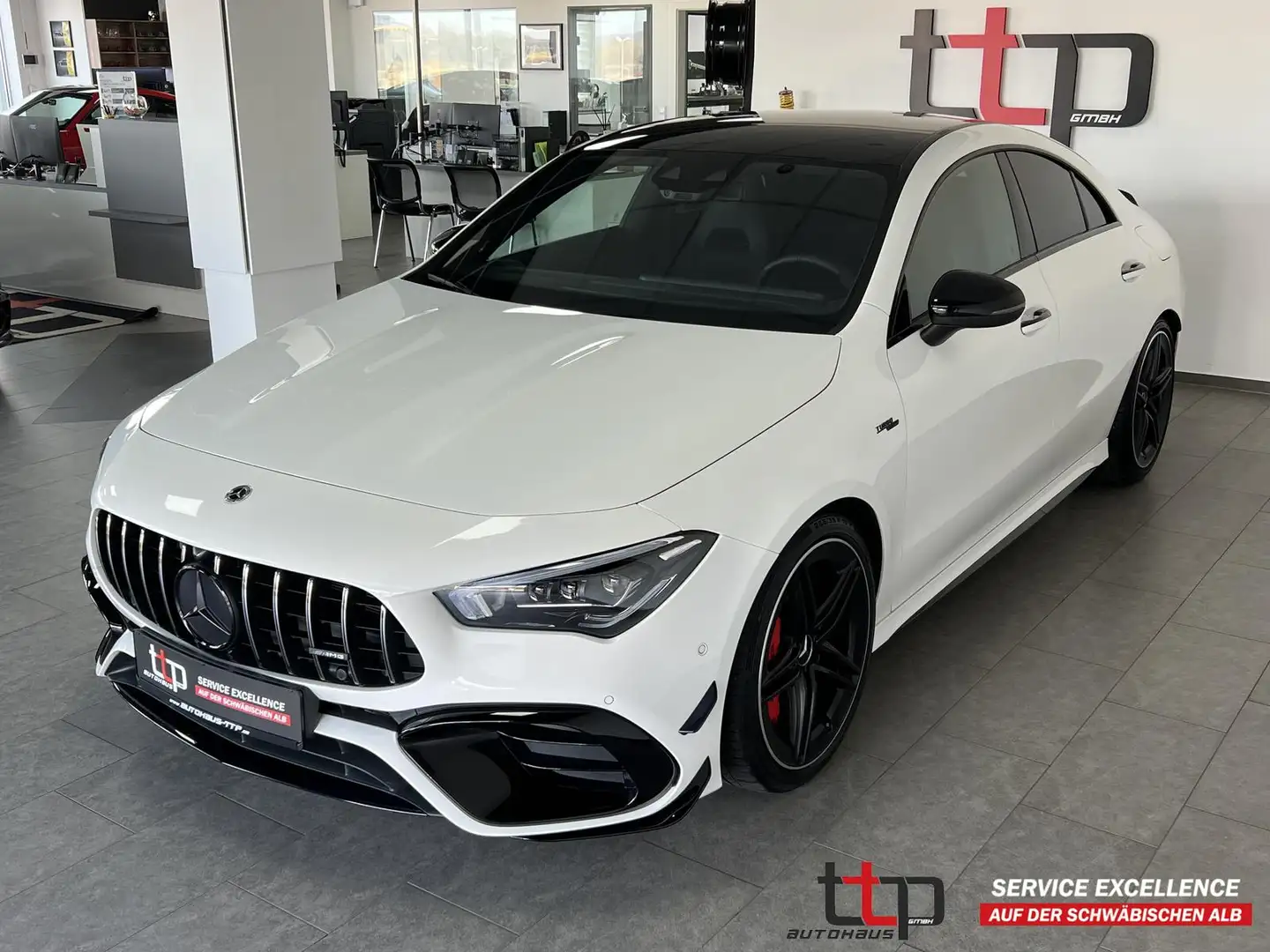 Mercedes-Benz CLA 45 AMG CLA 45 S AMG AERO-KIT Garantie 01/27 BURMESTER Blanco - 1