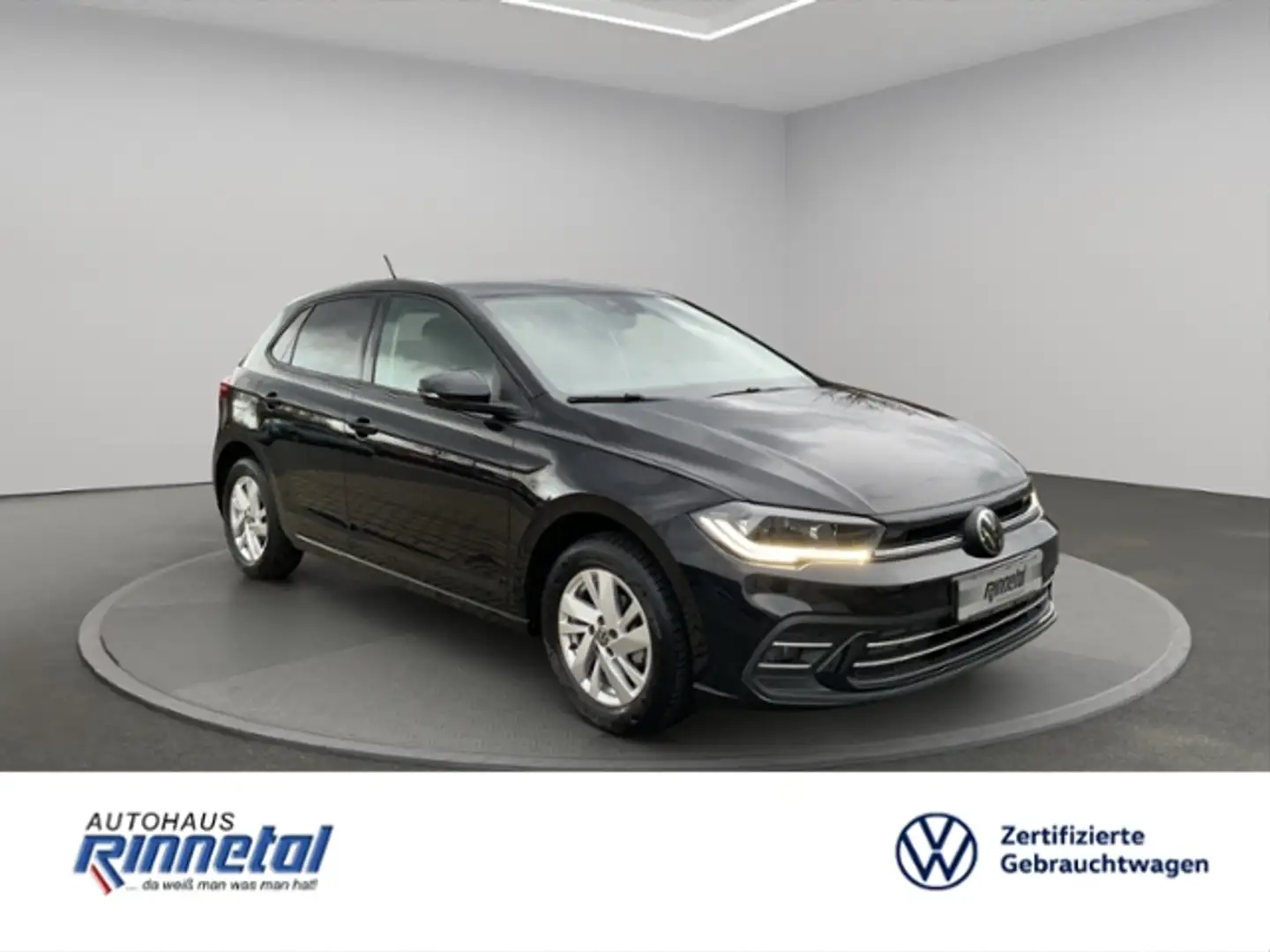 Volkswagen Polo 1.0 TSI OPF Style MATRIX LED+KLIMA+SITZHZG+PDC+DA Schwarz - 2
