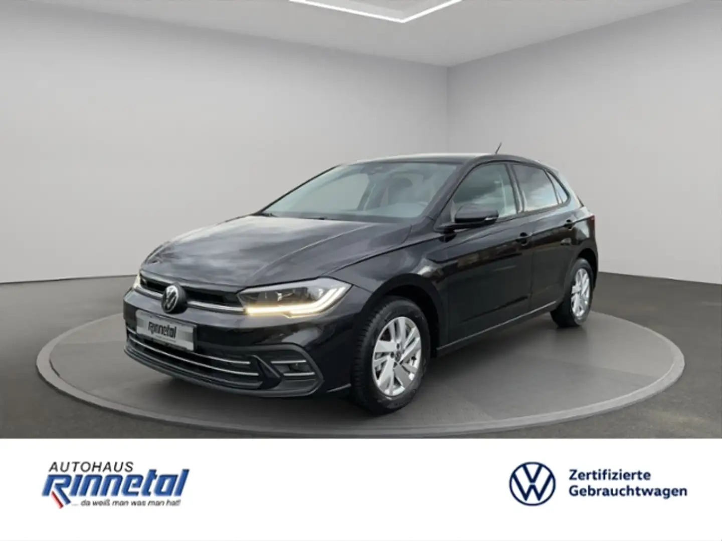 Volkswagen Polo 1.0 TSI OPF Style MATRIX LED+KLIMA+SITZHZG+PDC+DA Schwarz - 1