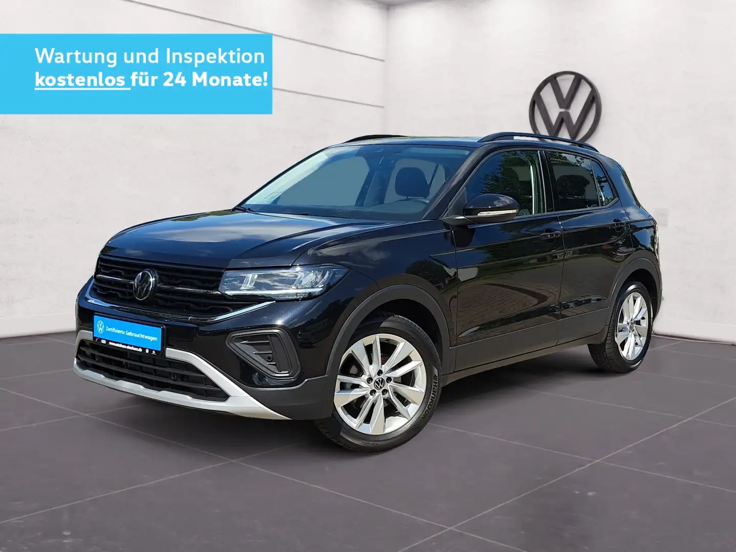 Volkswagen T-Cross Life 1.0 TSI DSG NAV APP 5J-GARAN LED GJ-REIF ACC Schwarz - 2