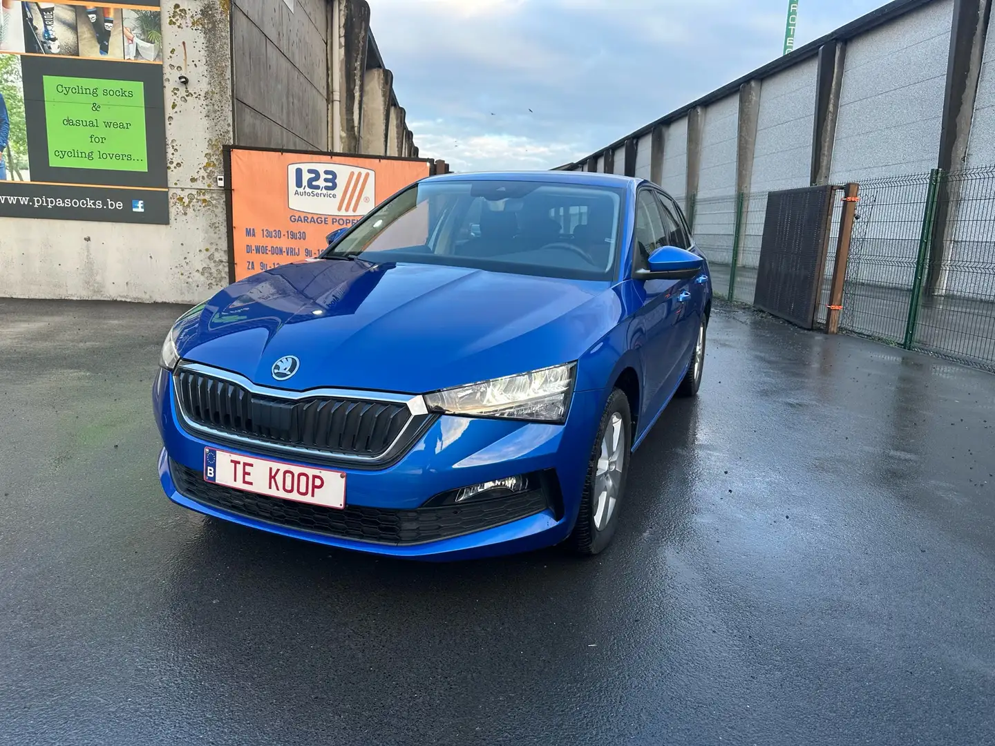 Skoda Scala 1.0 TSI Ambition Led Bleu - 1