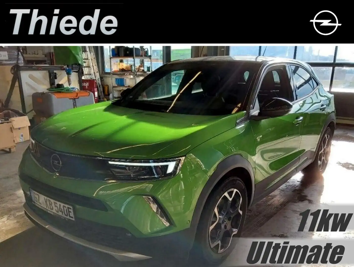 Opel Mokka -e ULTIMATE 18"ALU/NAVI/LED/KAMERA/SHZ/PDC Grün - 1