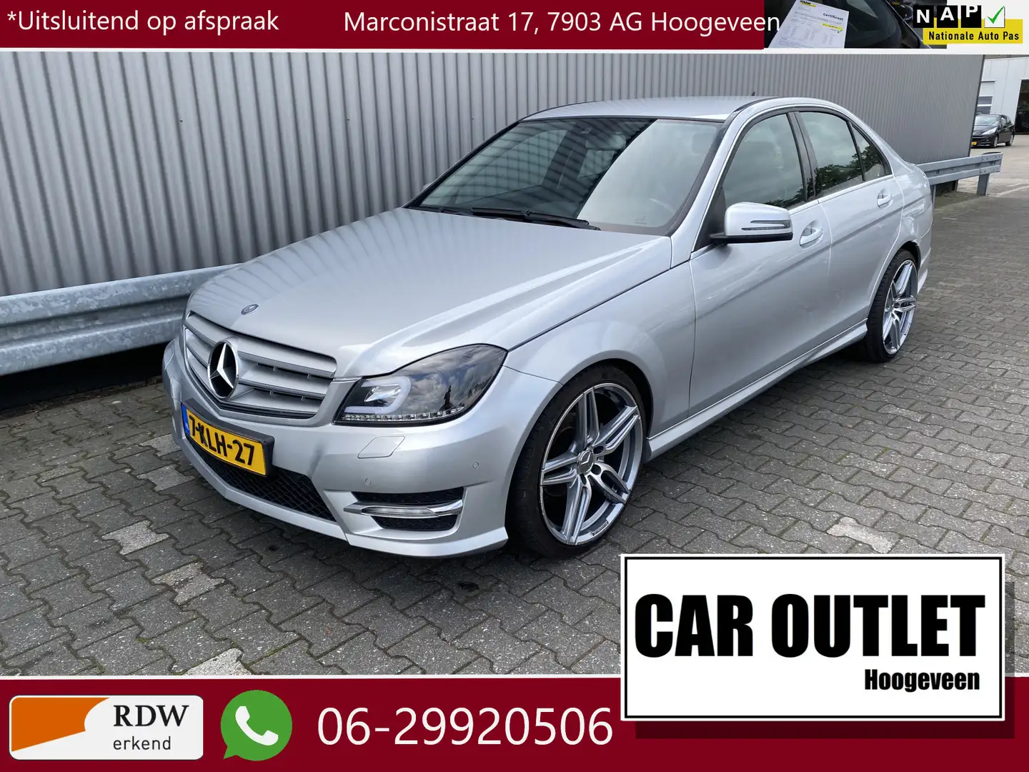 Mercedes-Benz C 180 Business Class 125! Avantgarde AMG-Optiek, AUTOMAA Grigio - 1