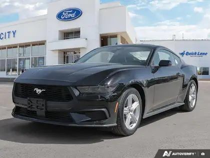 Black 2026 Ford Mustang EcoBoost Fastback RWD Coupe Rear-Wheel Drive Automatic