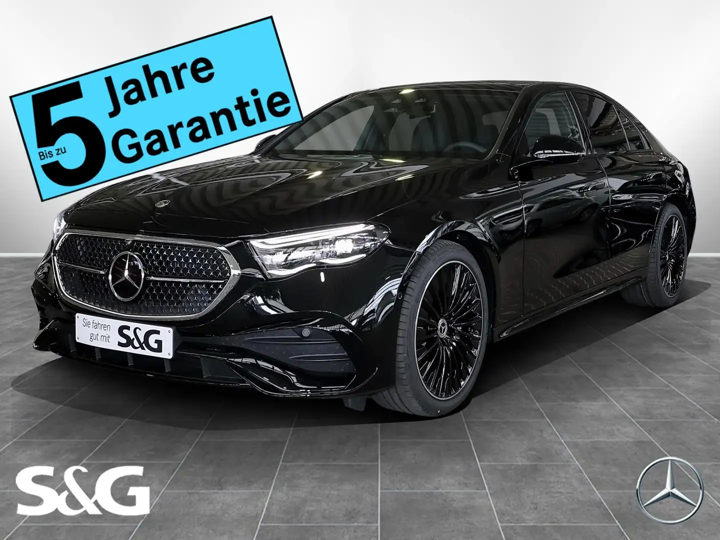 Mercedes-Benz E 450 4M AMG HUD+360°+Standhz.+AHK+Pano+Distroni Nero - 1