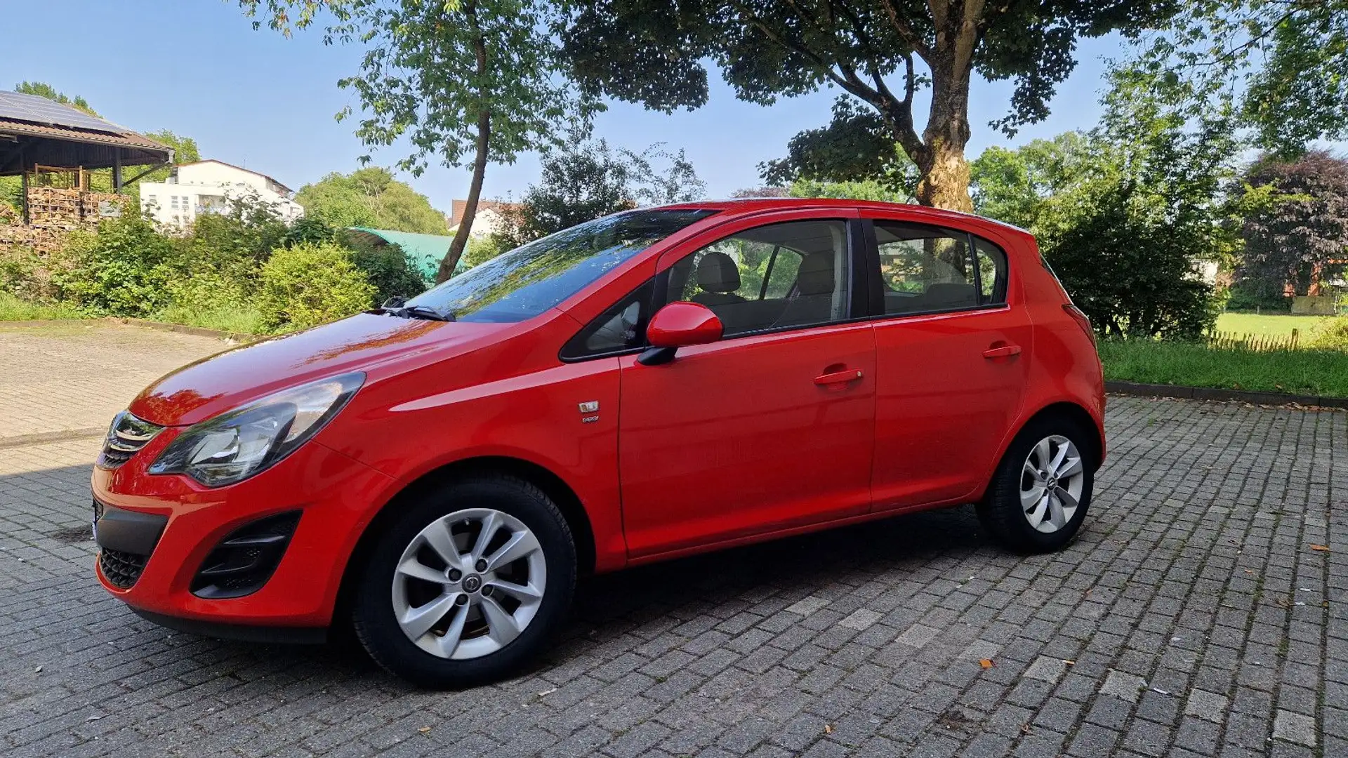 Opel Corsa 1.2 ecoFLEX Active 96Tkm Klima Mullti Alu Zv Funk Rot - 2