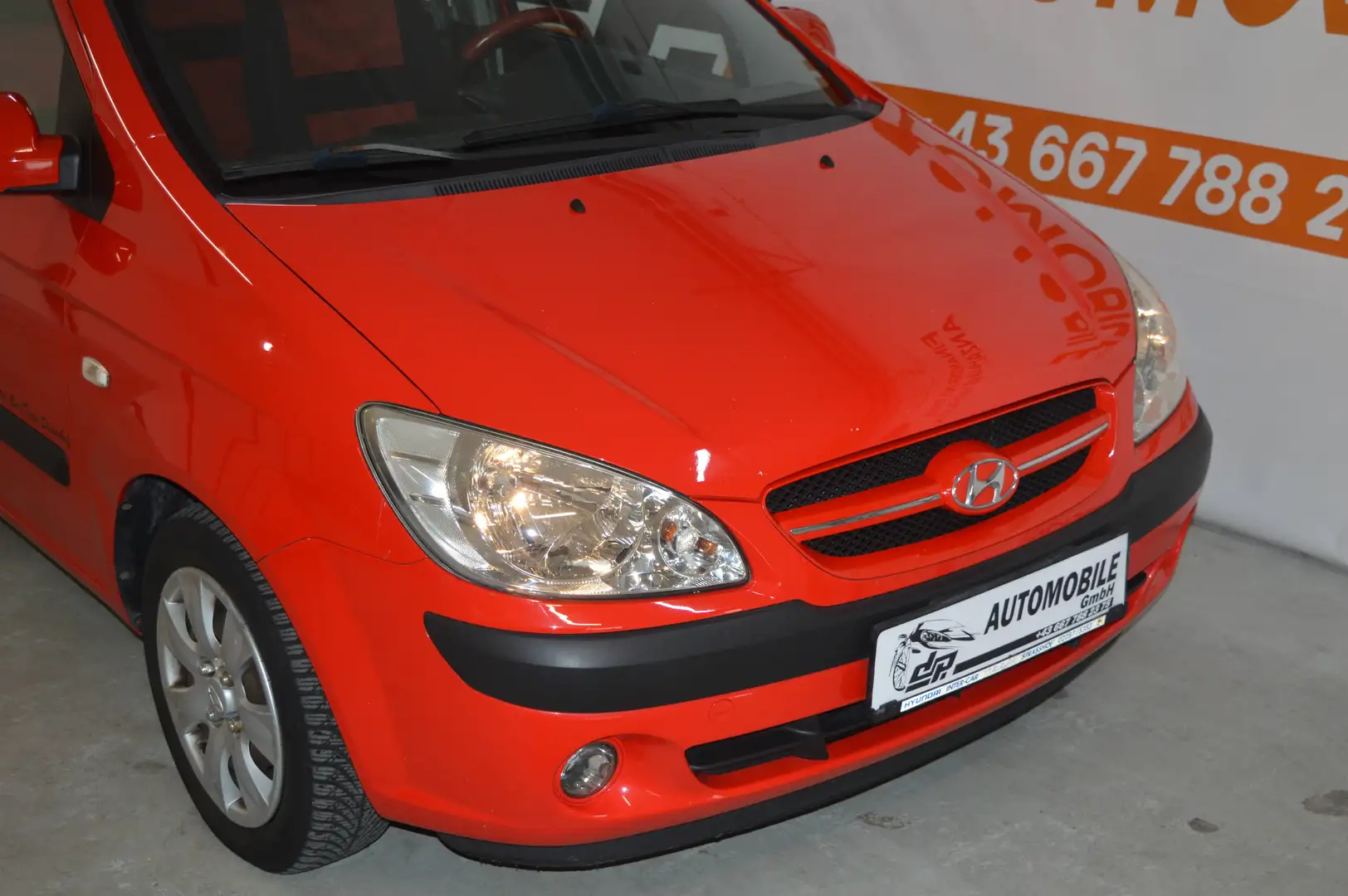 Hyundai Getz 1,1 **neues Pickerl**2. Besitz**Kredit mög** Rot - 2