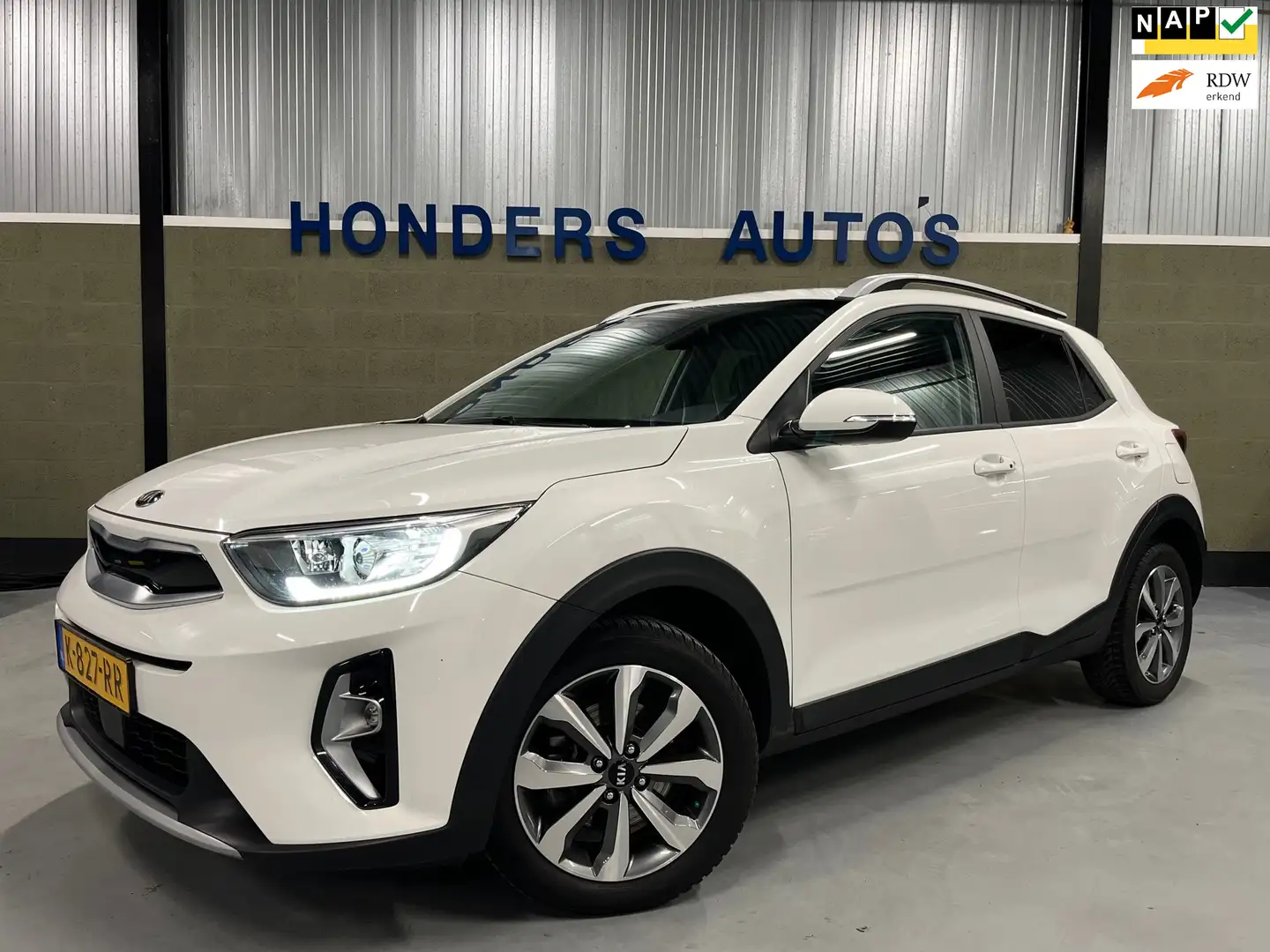Kia Stonic 1.0 T-GDi MHEV DynamicPLUSLINE I TREKHAAK I KEYLES Blanco - 1