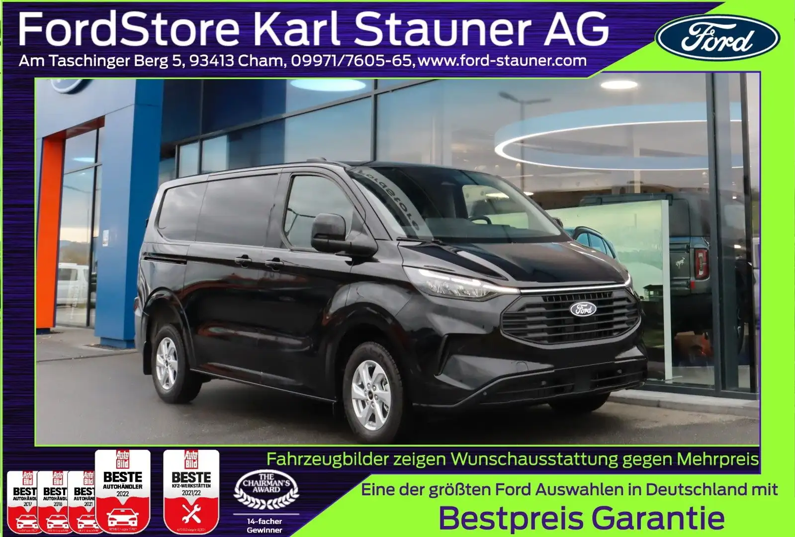 Ford Transit Custom Kasten LKW Limited PHEV 0,0% FIN* Weiß - 1