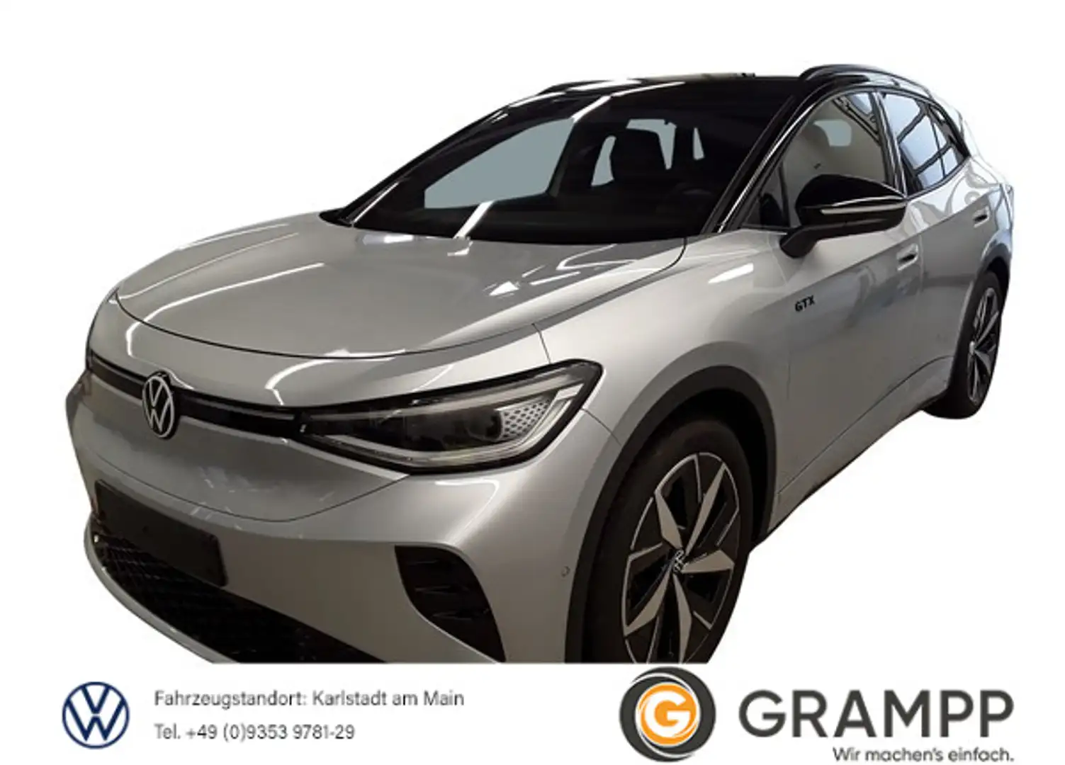 Volkswagen ID.4 GTX 4M +CCS+WÄRMEPUMPE+360°+MATRIX+ASSISTS+ Silber - 1