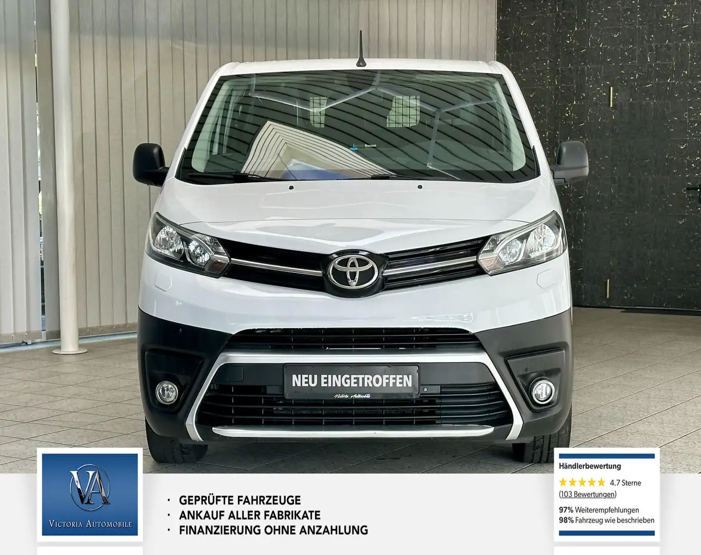 Toyota Proace L1 Kasten Meister Tempomat, Rückfahrkamera, 2,0L, Weiß - 2
