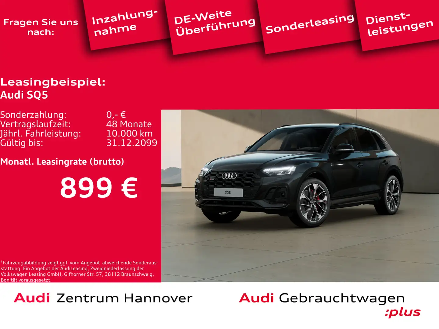 Audi SQ5 3.0 TDI qu. Standh. Head-Up Matrix AHK B&O Schwarz - 1
