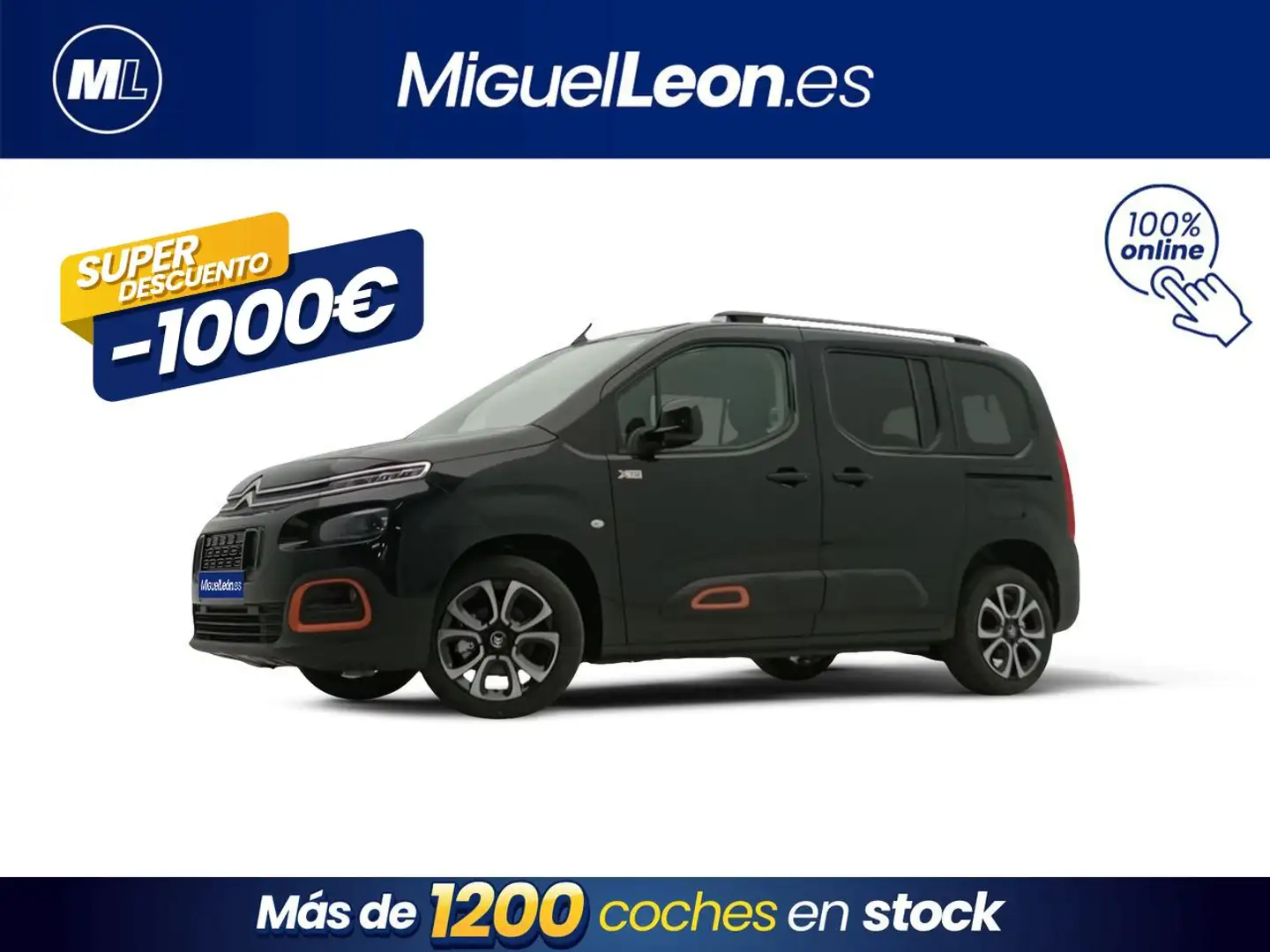 Citroen Berlingo Combi BlueHDi S&S Talla M Feel 100 Noir - 1
