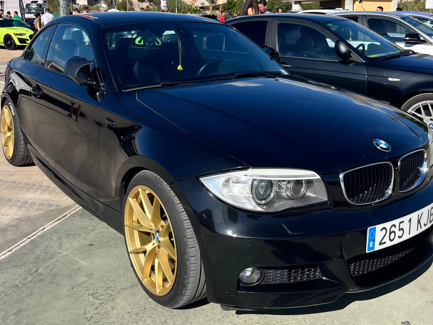 BMW 123 123dA Coupé Noir - 1
