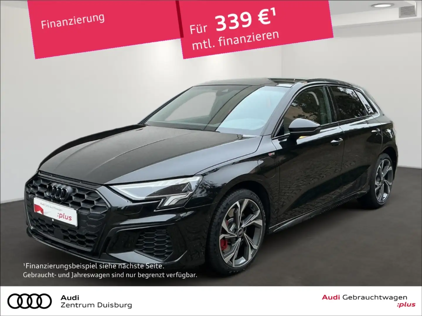 Audi A3 Sportback Panorama Navi Cockpit Soundsystem LED Bl Schwarz - 1