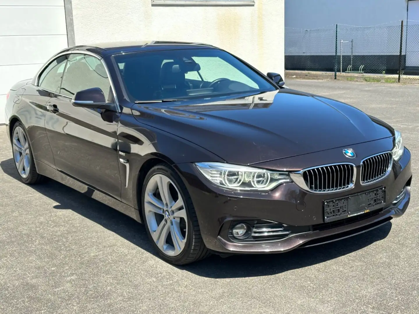 BMW 420 d Cabrio Luxury Line HUD|R.KAM|TEMPO|LED|AHK Braun - 1