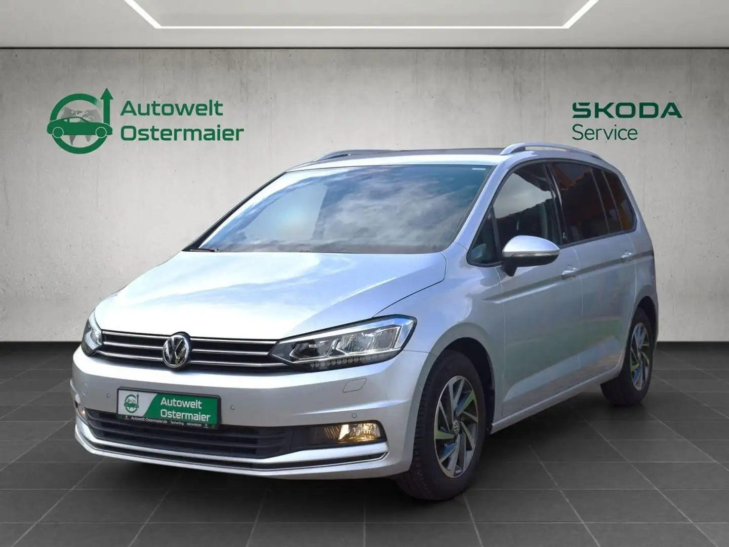 Volkswagen Touran 1.4 TSI Sound*ACC*App-C.*LED*elektr.Heck. Silber - 1