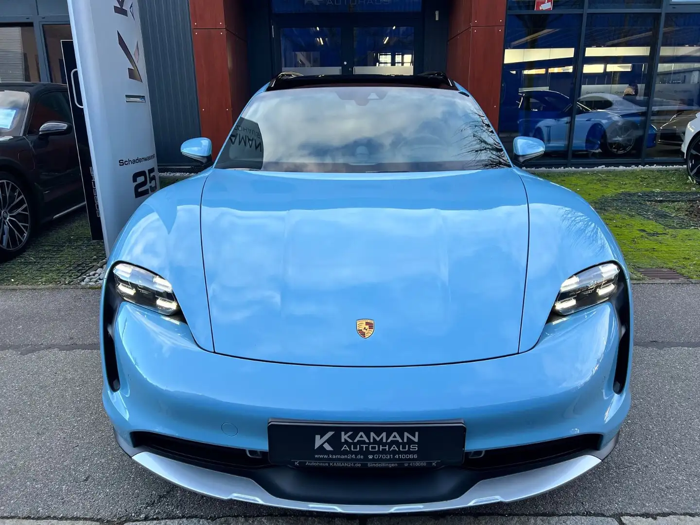 Porsche Taycan 4S Cross Turis. CHRONO! 2xDISPLAY 21"ALU! Blauw - 2