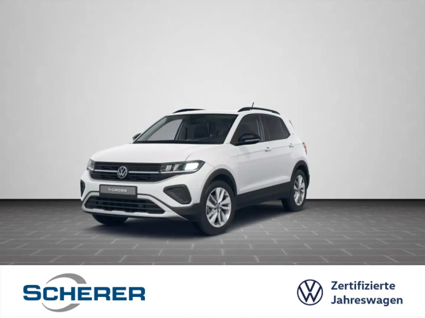 Volkswagen T-Cross 1.0 TSI *Goal* LED Navi SHZ ACC PDC Star Weiß - 1