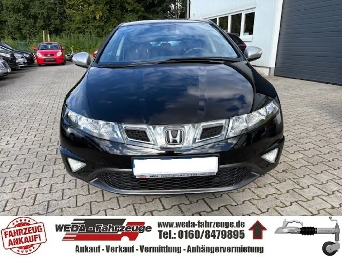 Honda Civic 1.8 Sport - 1. Hand - TÜV/AU NEU Schwarz - 2