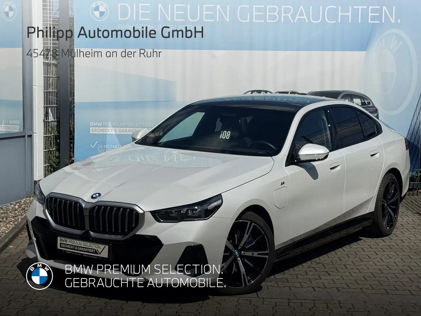BMW 550 e xDrive M Sport AHK B&W PANO DA-Pro Sitzlüft Weiß - 2