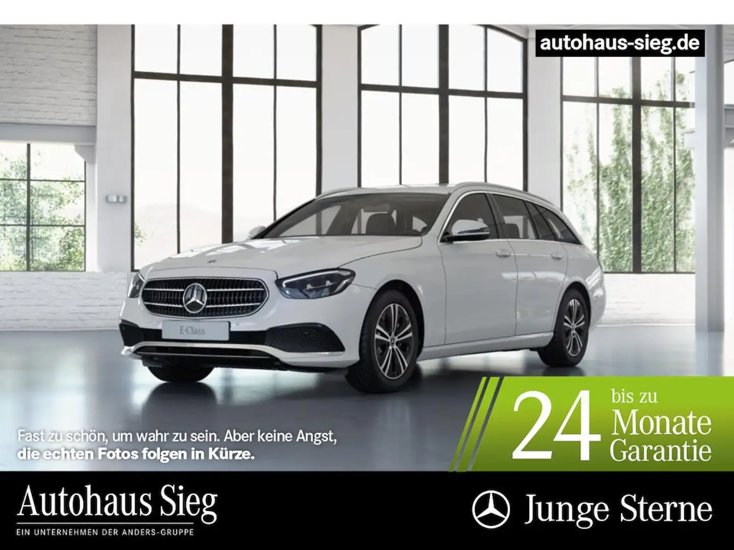 Mercedes-Benz E 300 d 4M T Avantgarde+MBUX+Distr+AHK+LED+EASY Weiß - 1