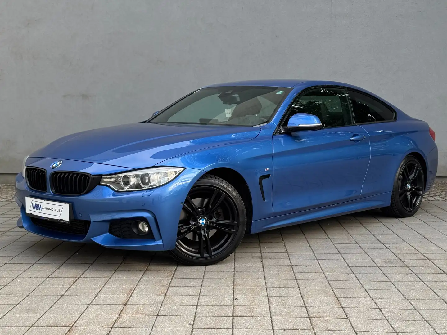 BMW 420 420d M-Sportpaket Aut./HeadUP/SPUR/360°/AHK Blau - 2