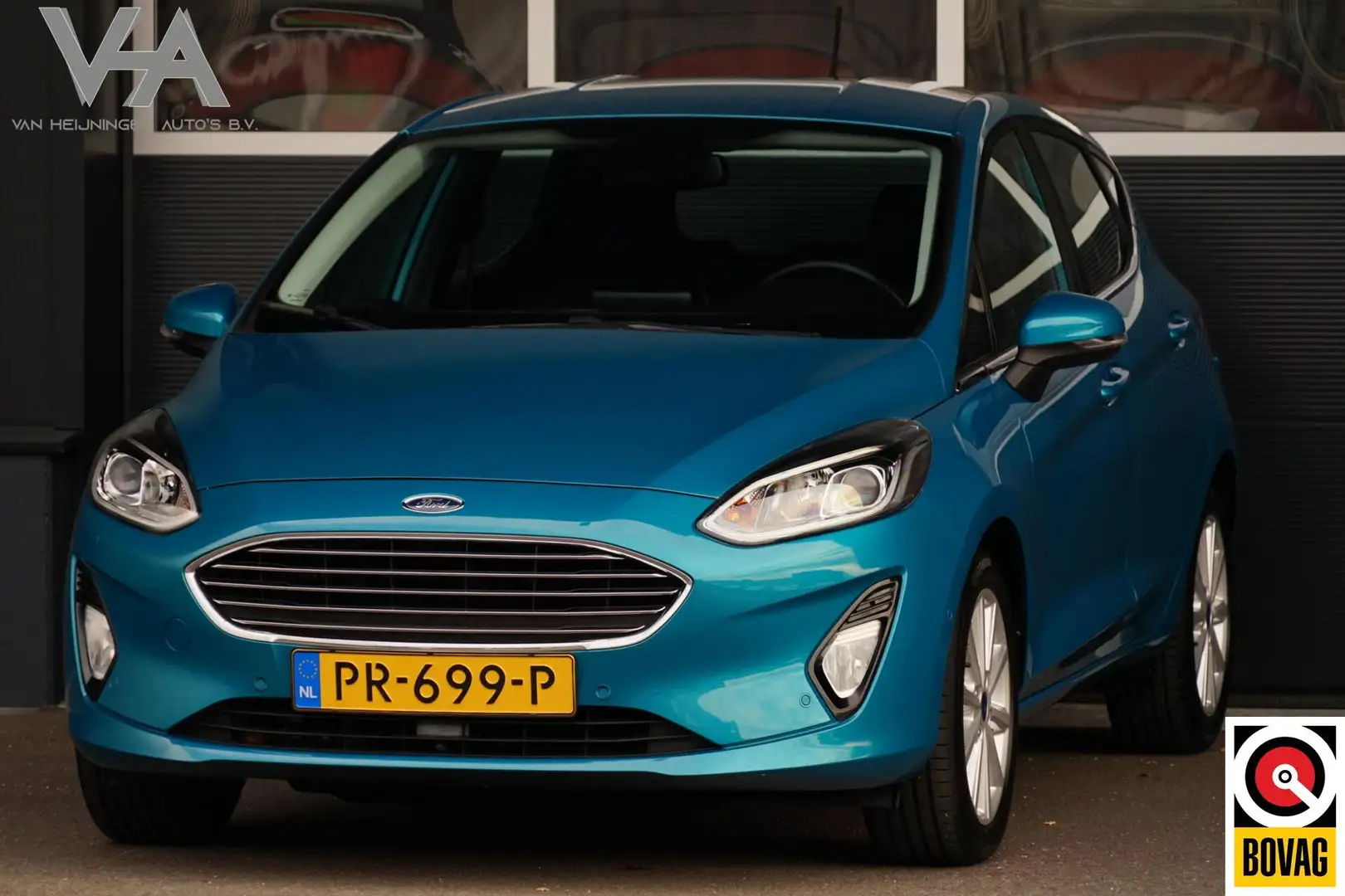 Ford Fiesta 1.0 EcoBoost Titanium, CarPlay, B&O, ACC, camera Blauw - 1