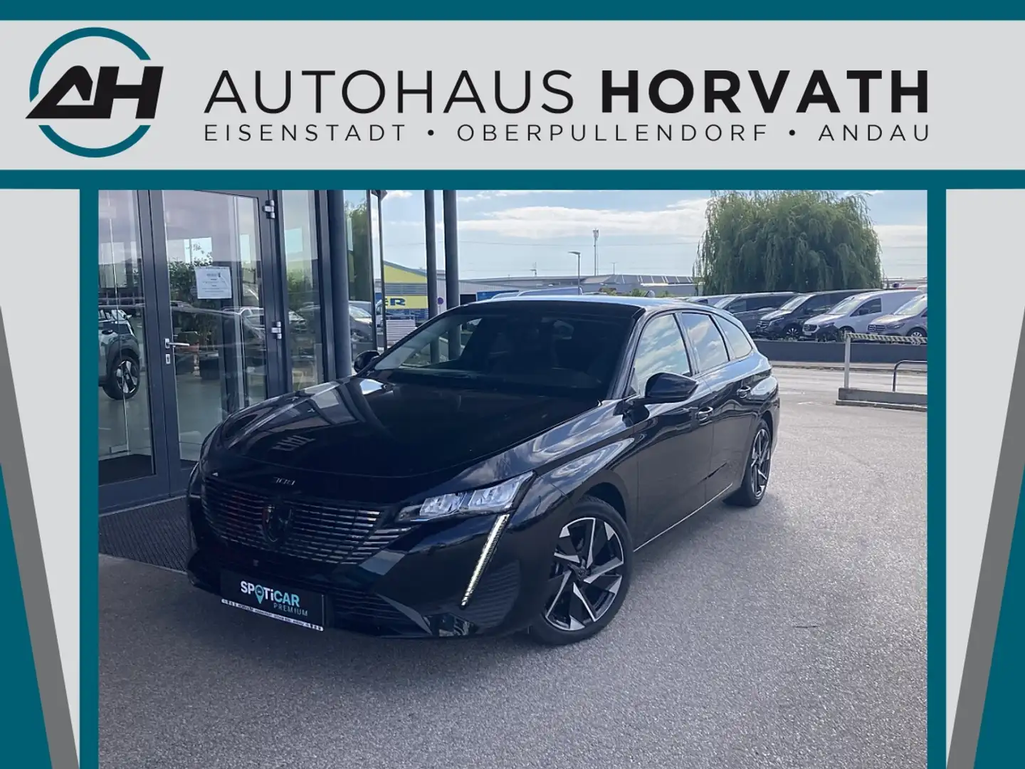 Peugeot 308 SW Hybrid 145 e-DSC6 Allure!NAVI,KAMERA,LED,TOP! Schwarz - 1