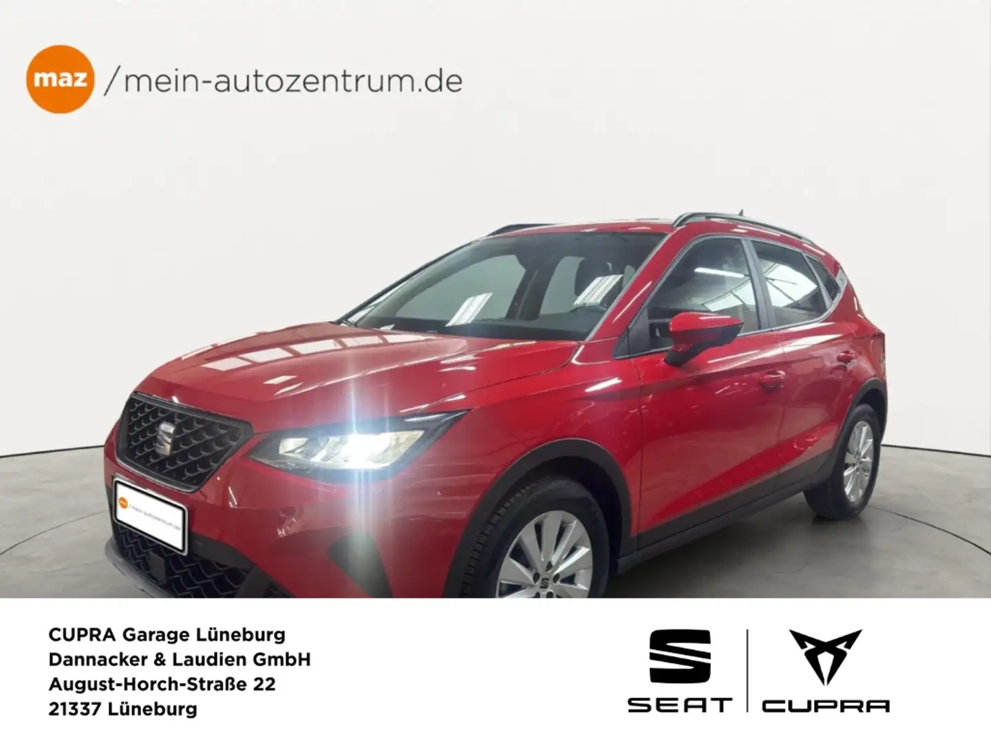 SEAT Arona 1.0 TSI Style Alu LED AHK Sitzh. Full-Link Rot - 1