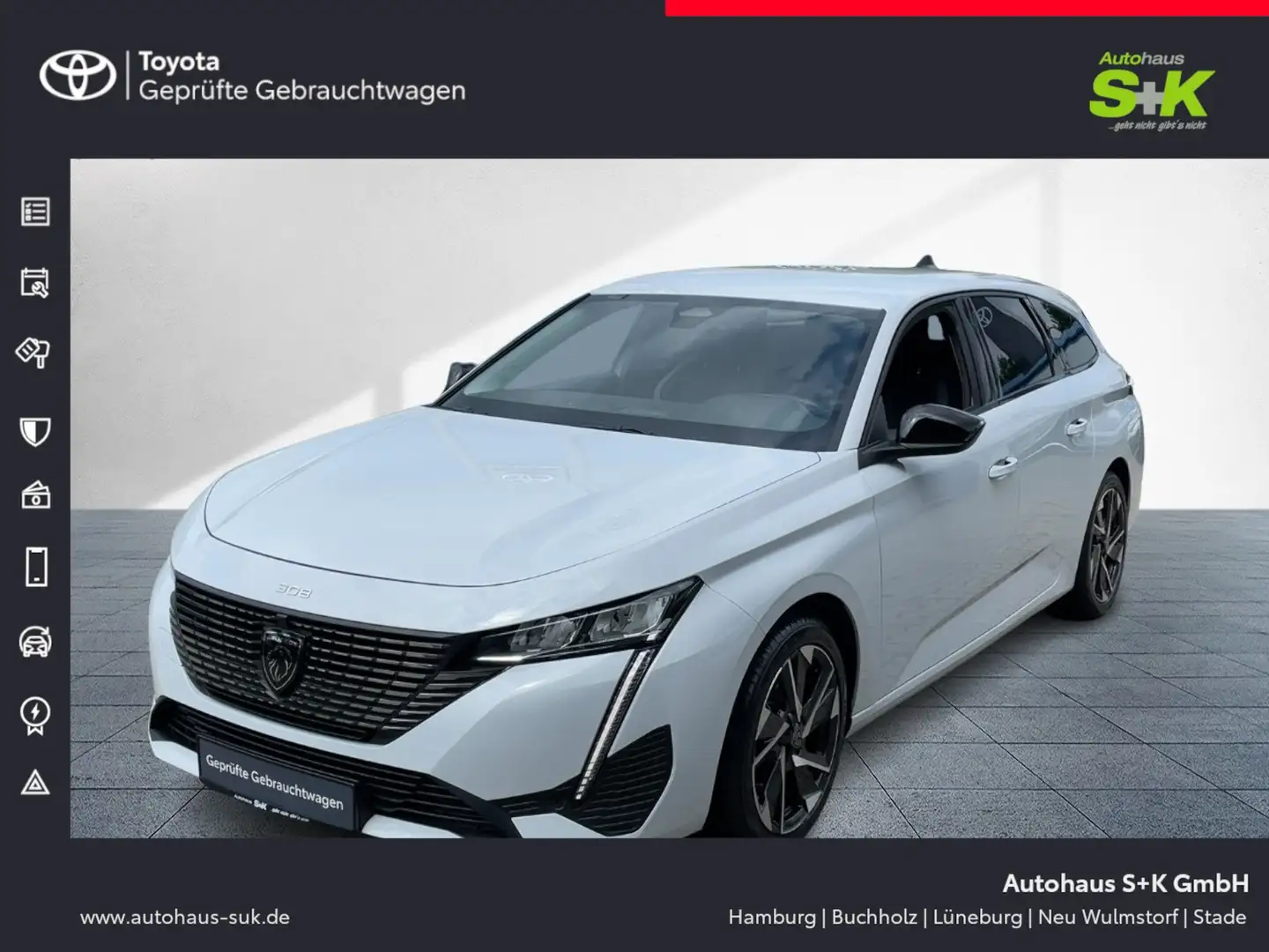 Peugeot 308 SW Allure Pack*Carplay*Allwetterreifen*R-Kam* Bianco - 1