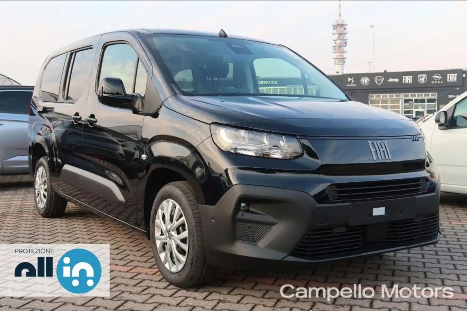 Fiat 130 Doblò Doblò 1.5 Diesel cv At8 Passo Lungo 7p Nero - 1