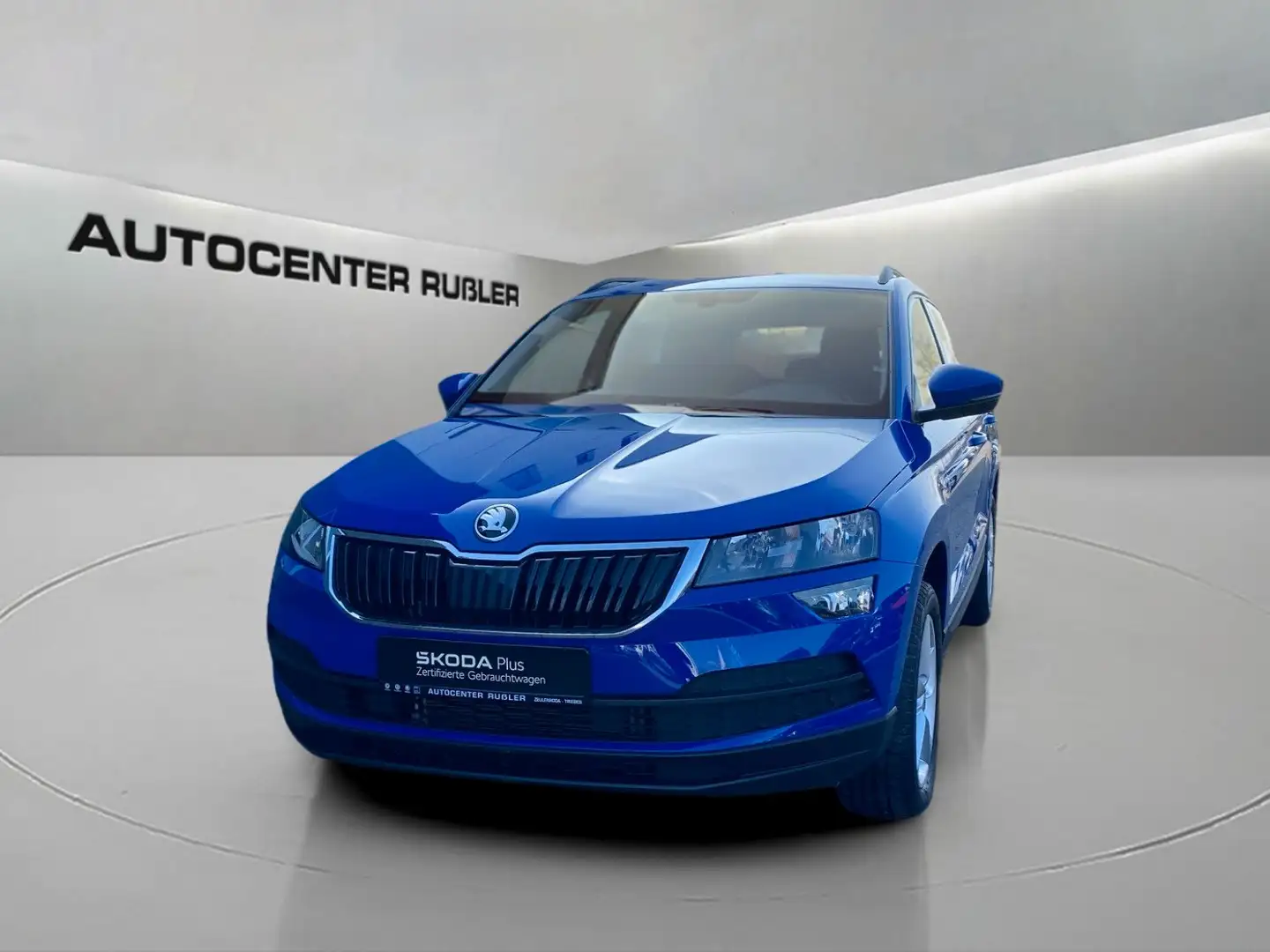 Skoda Karoq Ambition 1.5l TSI KLIMA, DAB+, TEMPO Blauw - 1