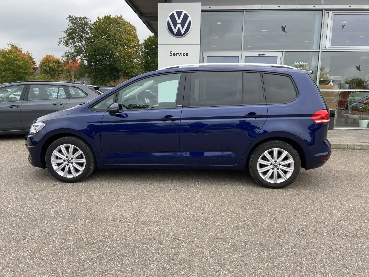 Volkswagen Touran 1.5 TSI United NAVI+LED+AHK+APP-CONNECT+S Blau - 2