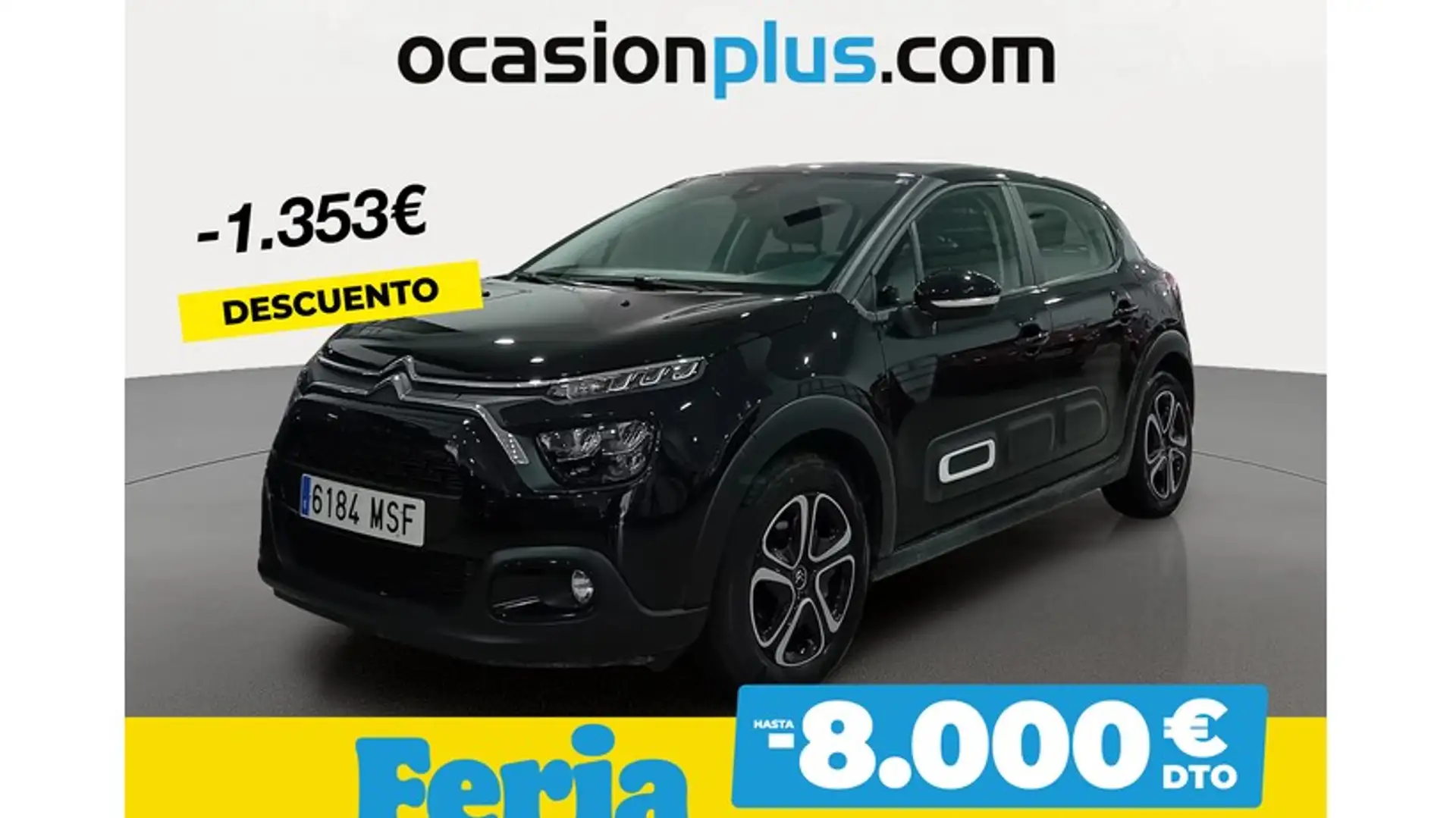 Citroen C3 1.5BlueHDi S&S Plus 100 Zwart - 1