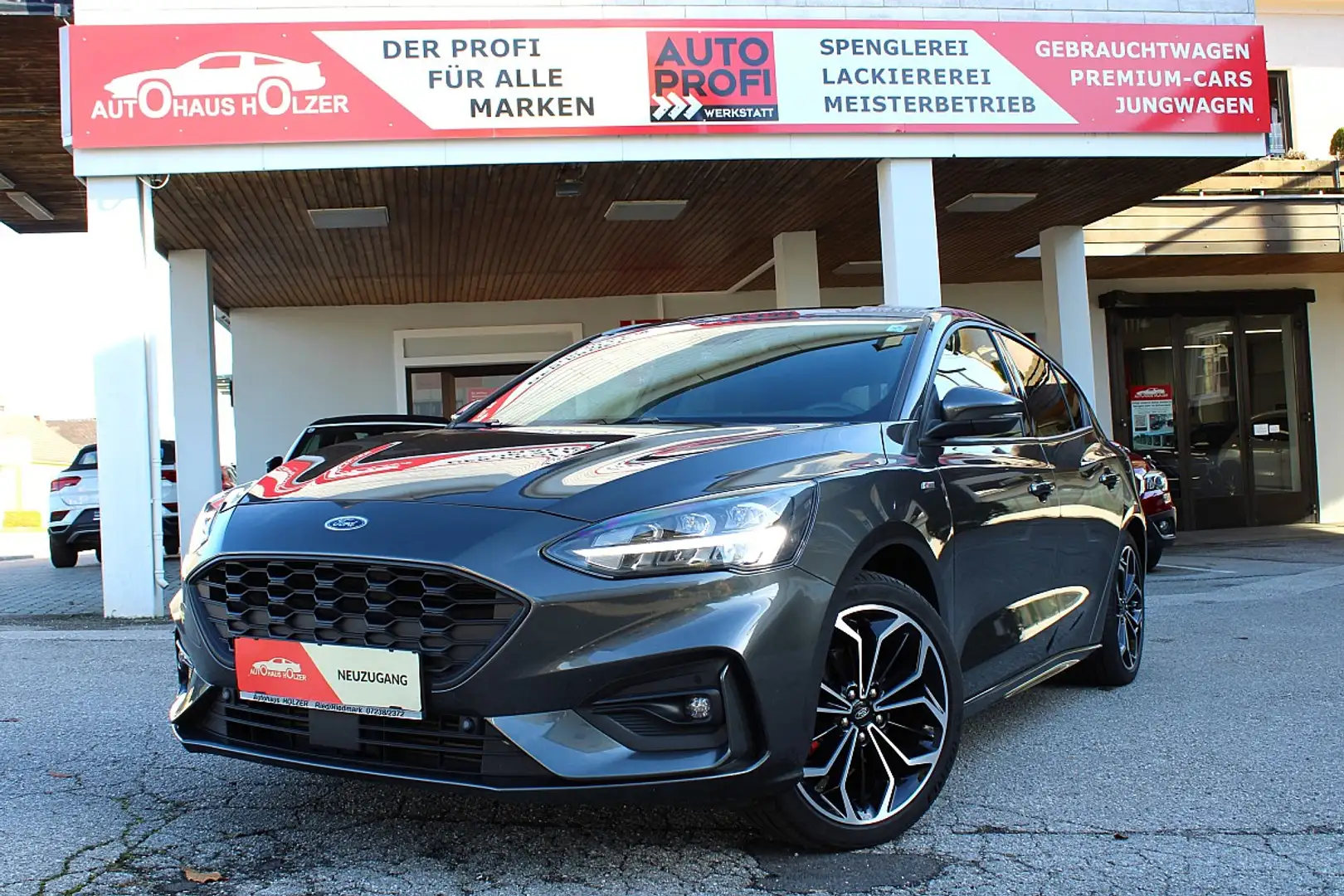 Ford Focus 1,0 EcoBoost ST-Line X *Garantie, Navi, LED* Gris - 1
