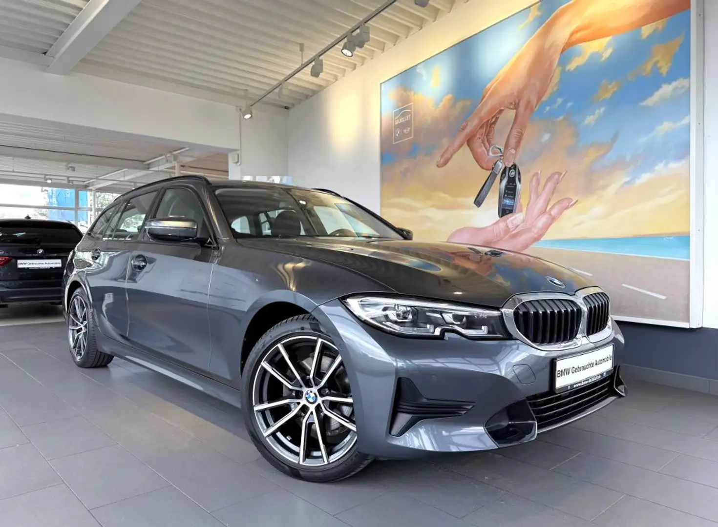 BMW 320 d Tour. xDr. Sport Line LED+KOMF+AHK+KAM+HIFI Grigio - 2
