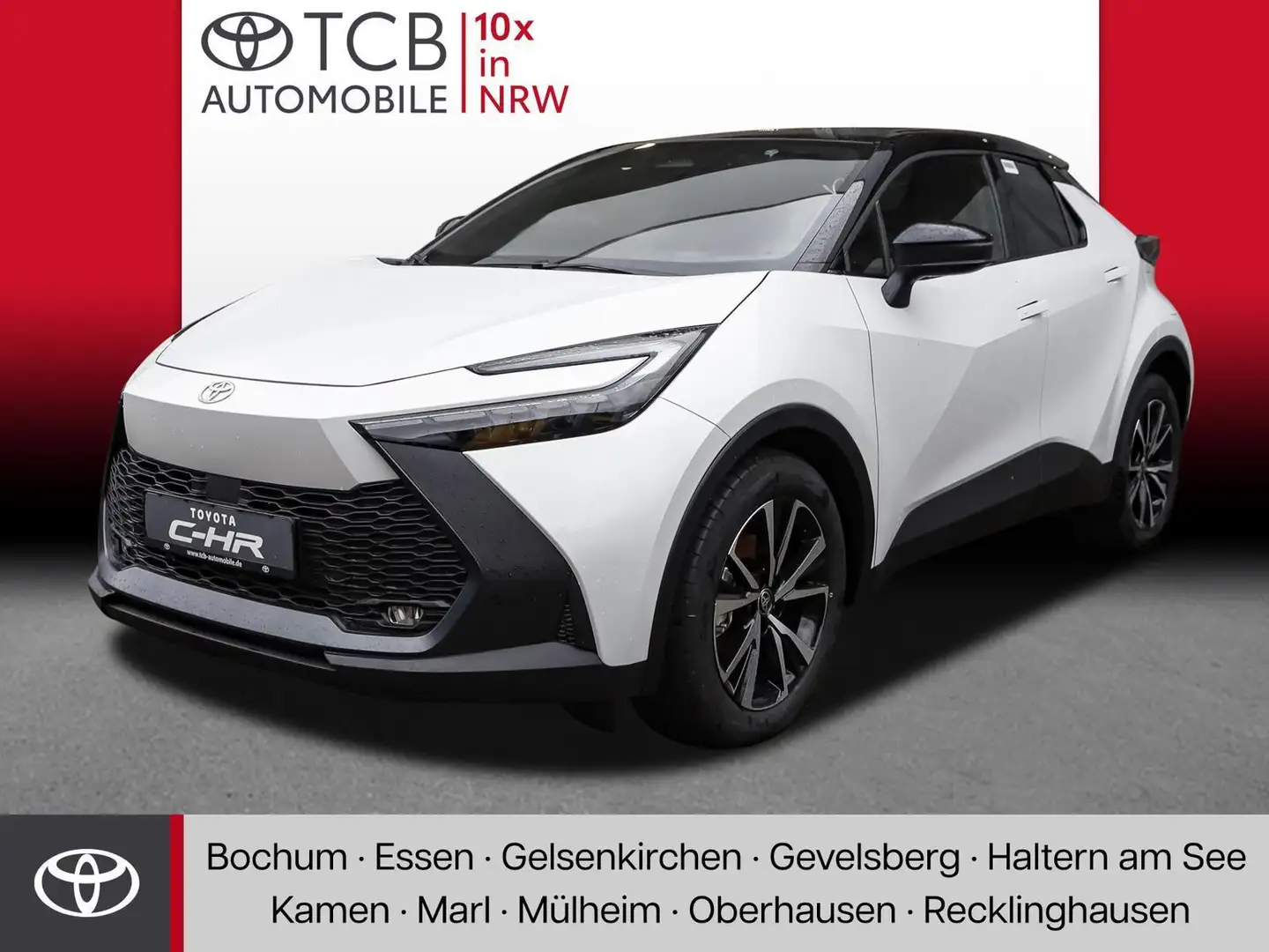 Toyota C-HR 2.0 Hybrid Black & White FWD NAVI SHZ PDC BT Blanc - 1