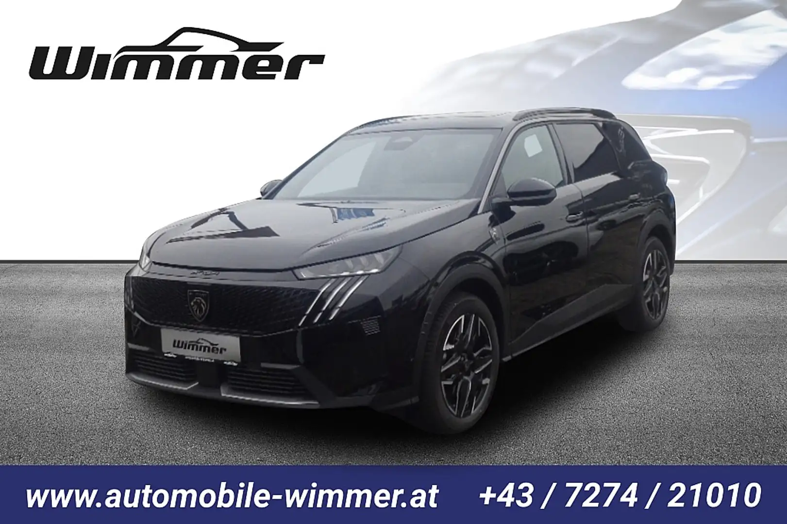 Peugeot 5008 GT Hybrid 136 e-DCS6 Schwarz - 1