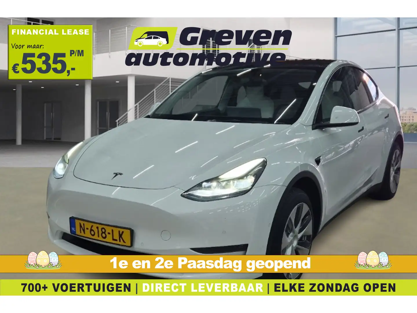 Tesla Model Y Long Range AWD 75 kWh | VERWACHT | Snelladen | Aut Blanco - 1