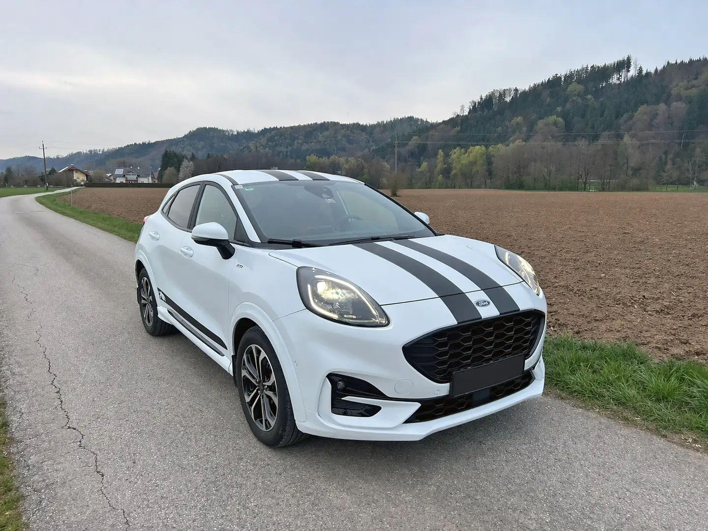 Ford Puma Puma 1,0 EcoBoost Hybrid ST-Line Design ST-Line De Weiß - 1