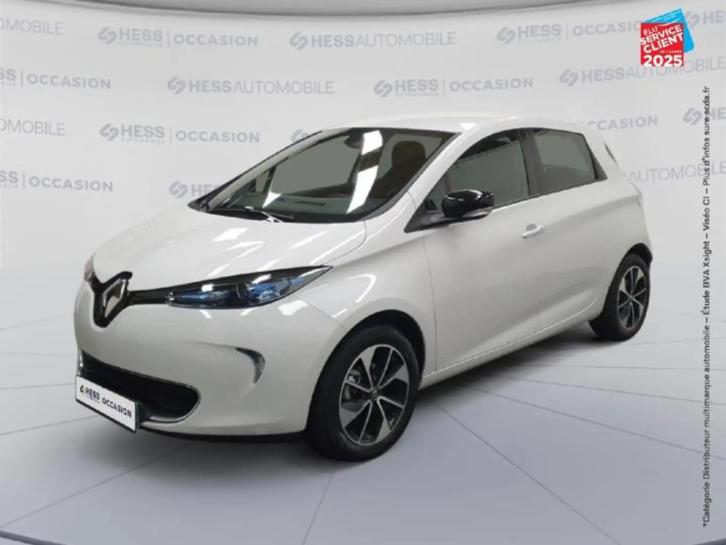 Renault ZOE Intens charge normale R90 GPS Camera Blanc - 1