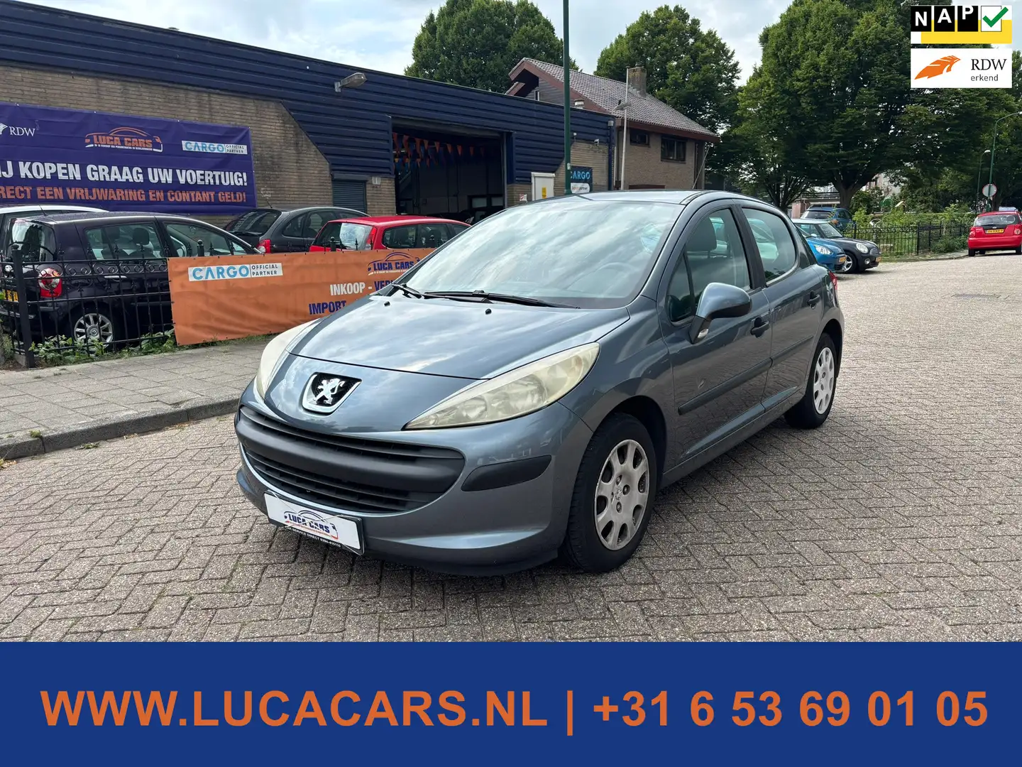 Peugeot 207 1.4-16V XR 2X SLEUTEL + BOEKJES! Grijs - 1